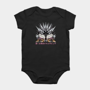 Monster Hunter World Iceborne Ruiner Nergigante Kanji Baby Bodysuit